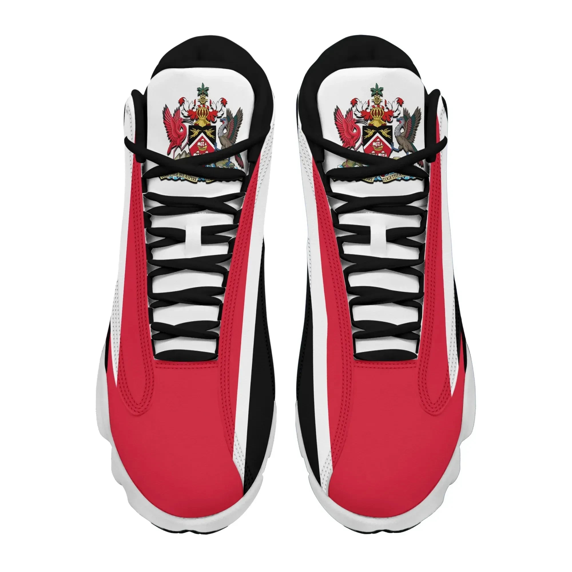 Trinidad and Tobago High Top Sneakers Shoes (Women's/Men's) Special Flag RLT6