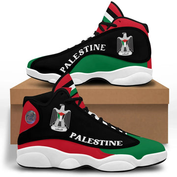 Palestine Coat of Arms High Top Sneakers Shoes RLT13
