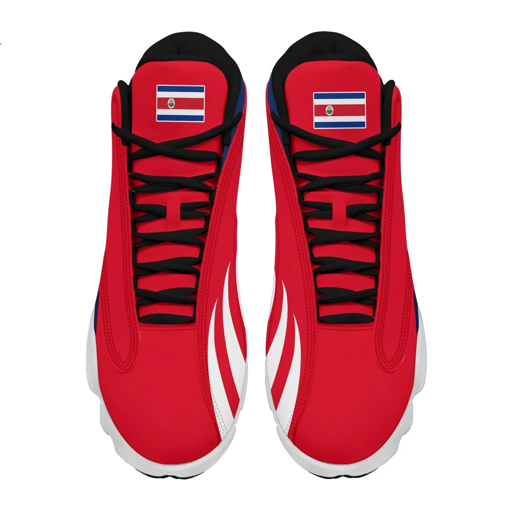 Costa Rica Flag High Top Sneakers Shoes (Women's/Men's) RLT13