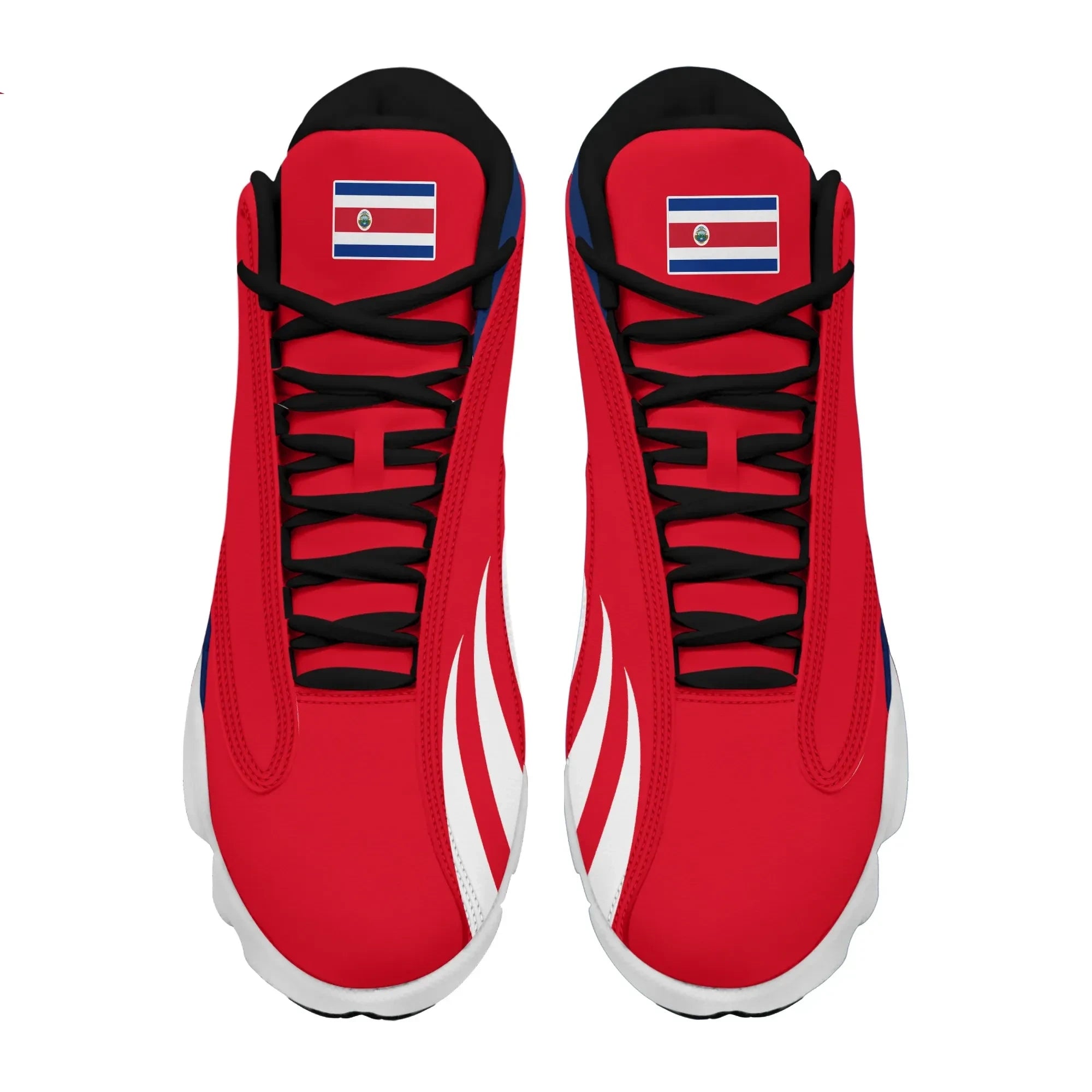 Costa Rica Flag High Top Sneakers Shoes (Women's/Men's) RLT13