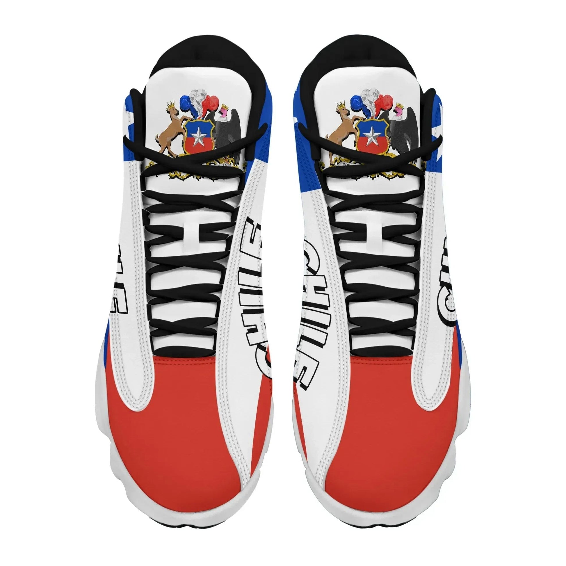 Chile High Top Sneakers Shoes (Women's/Men's) - Special Flag RLT7