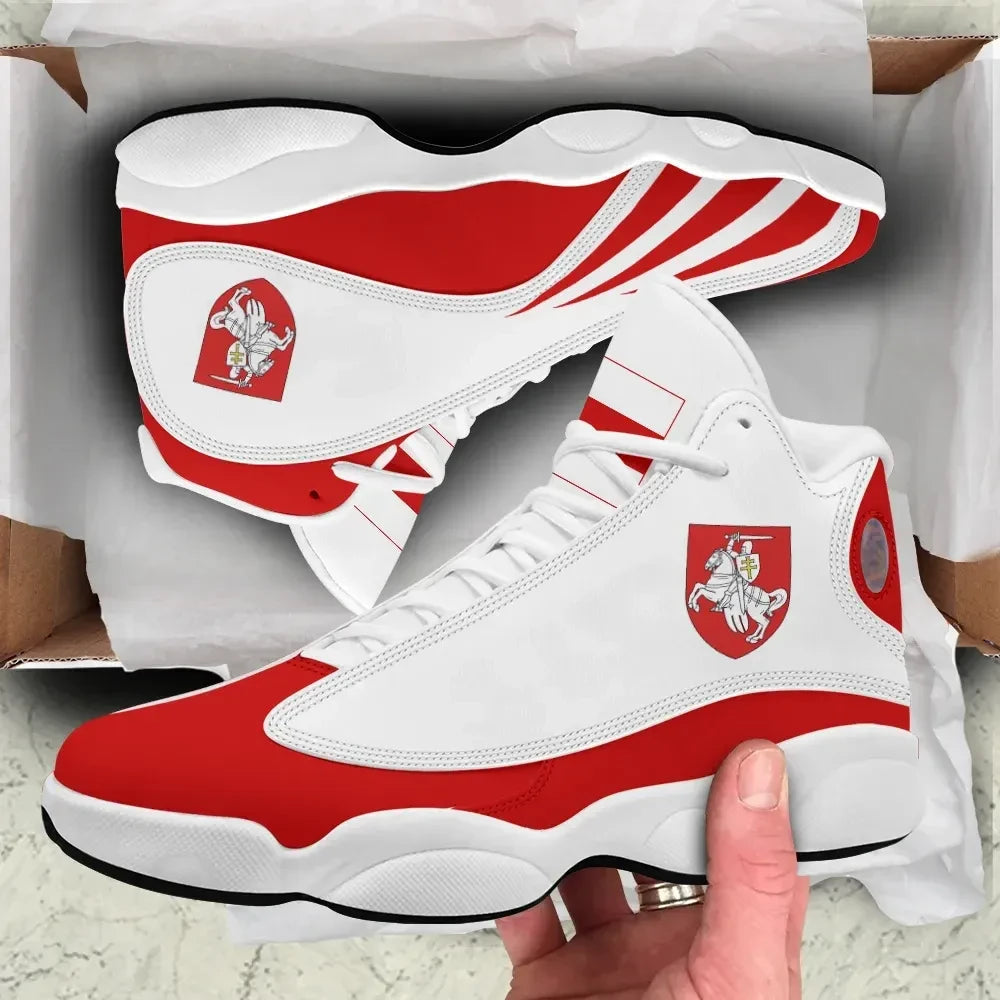 Belarus WRW Flag High Top Sneakers Shoes (Women's/Men's) RLT6