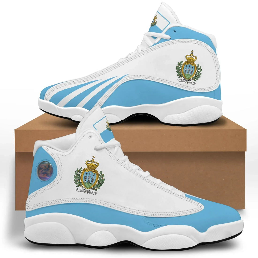 San Marino High Top Sneakers Shoes Women's/Men's RLT6