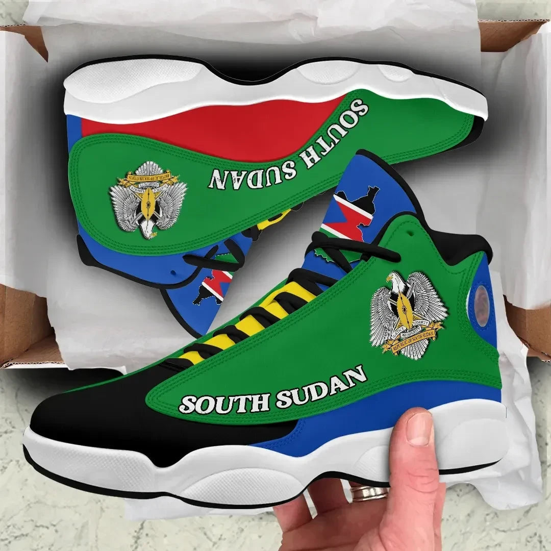 South Sudan High Top Sneakers Shoes RLT8