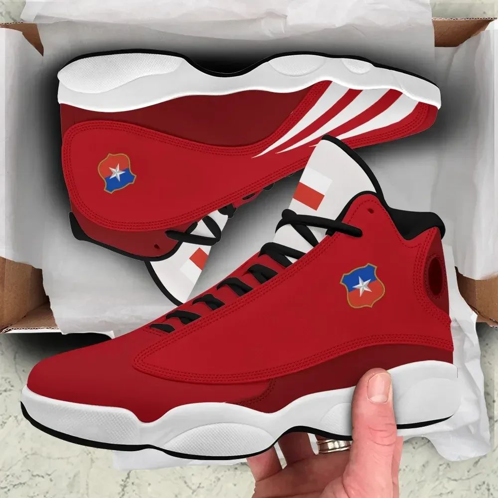 Chile Flag High Top Sneakers Shoes (Women's/Men's) RLT7