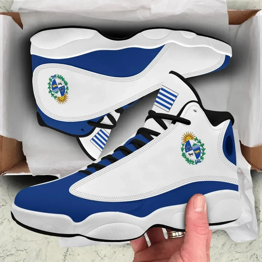 Uruguay Flag High Top Sneakers Shoes (Women's/Men's) RLT6