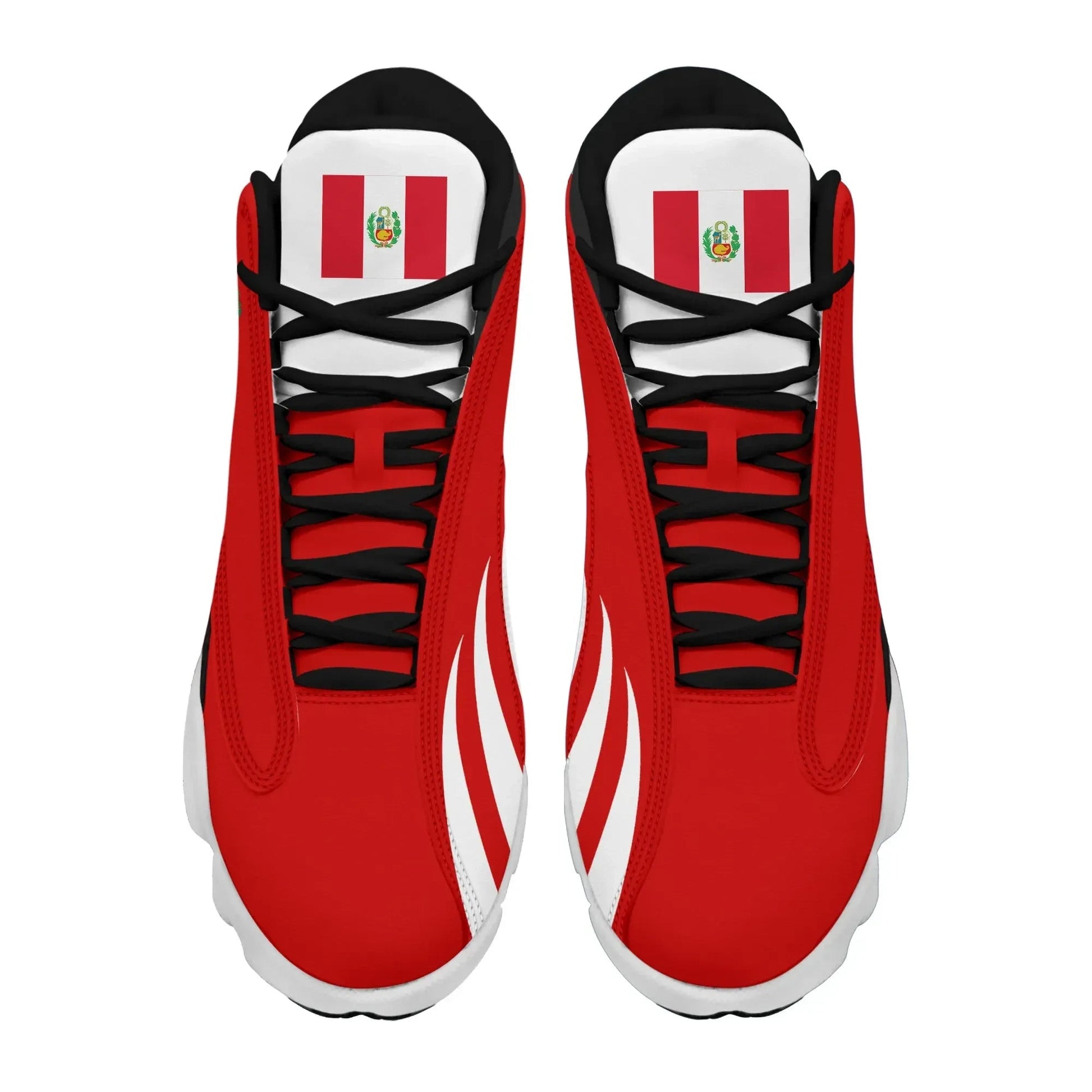 Peru Flag High Top Sneakers Shoes Women's/Men's RLT7