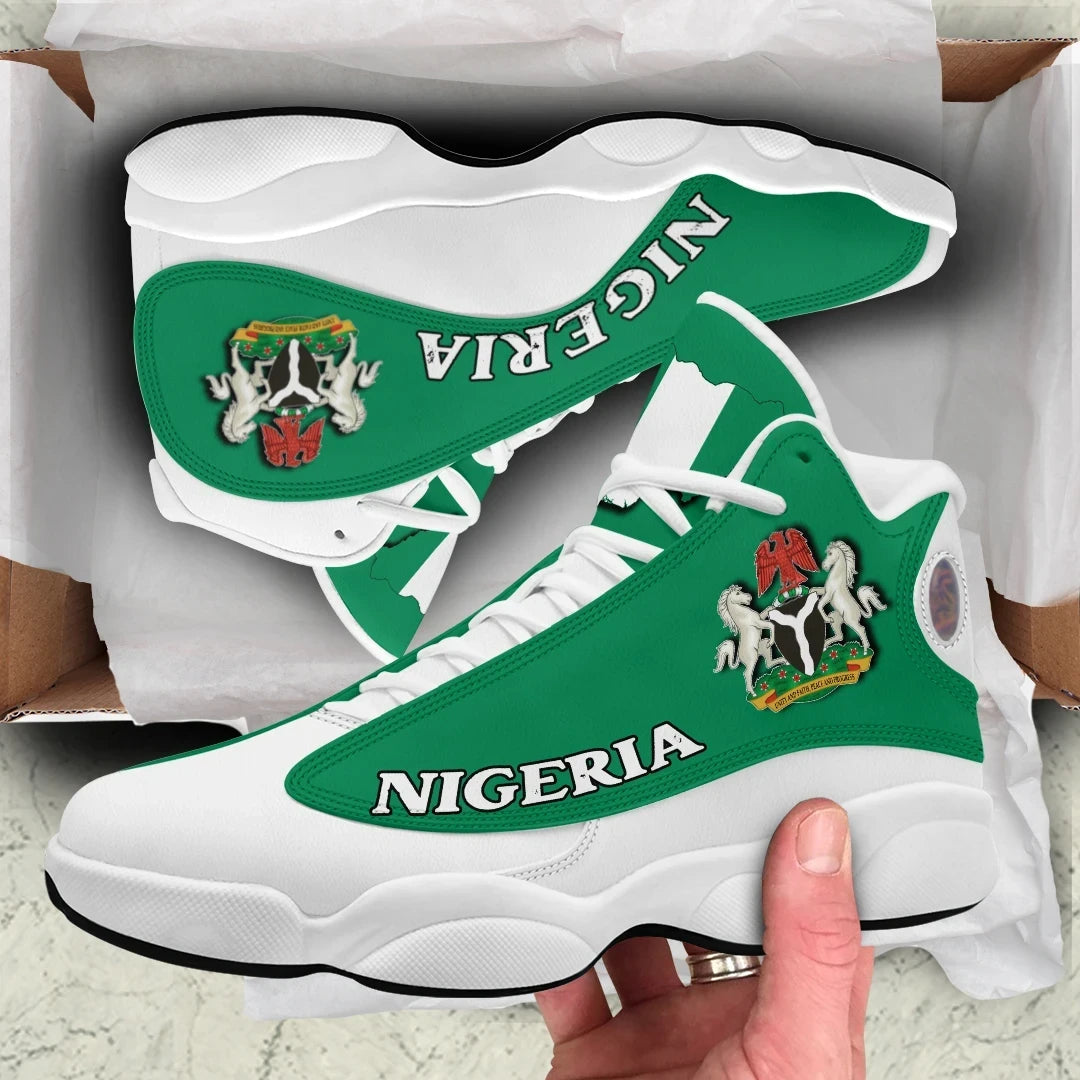 Nigeria High Top Sneakers Shoes RLT8