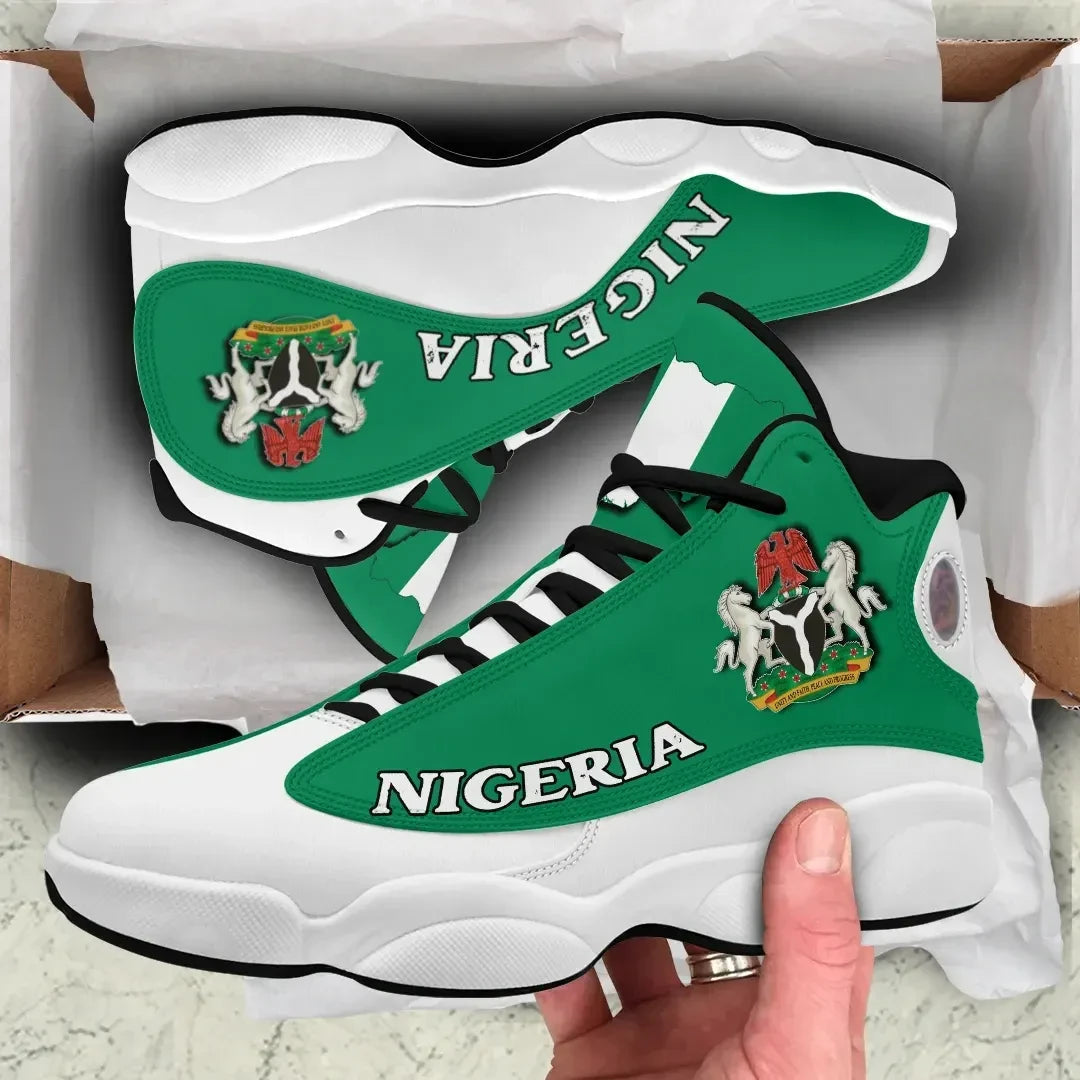 Nigeria High Top Sneakers Shoes RLT8