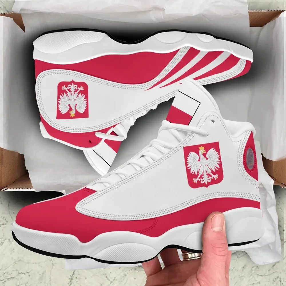 Poland High Top Sneakers Shoes Women's/Men's RLT7