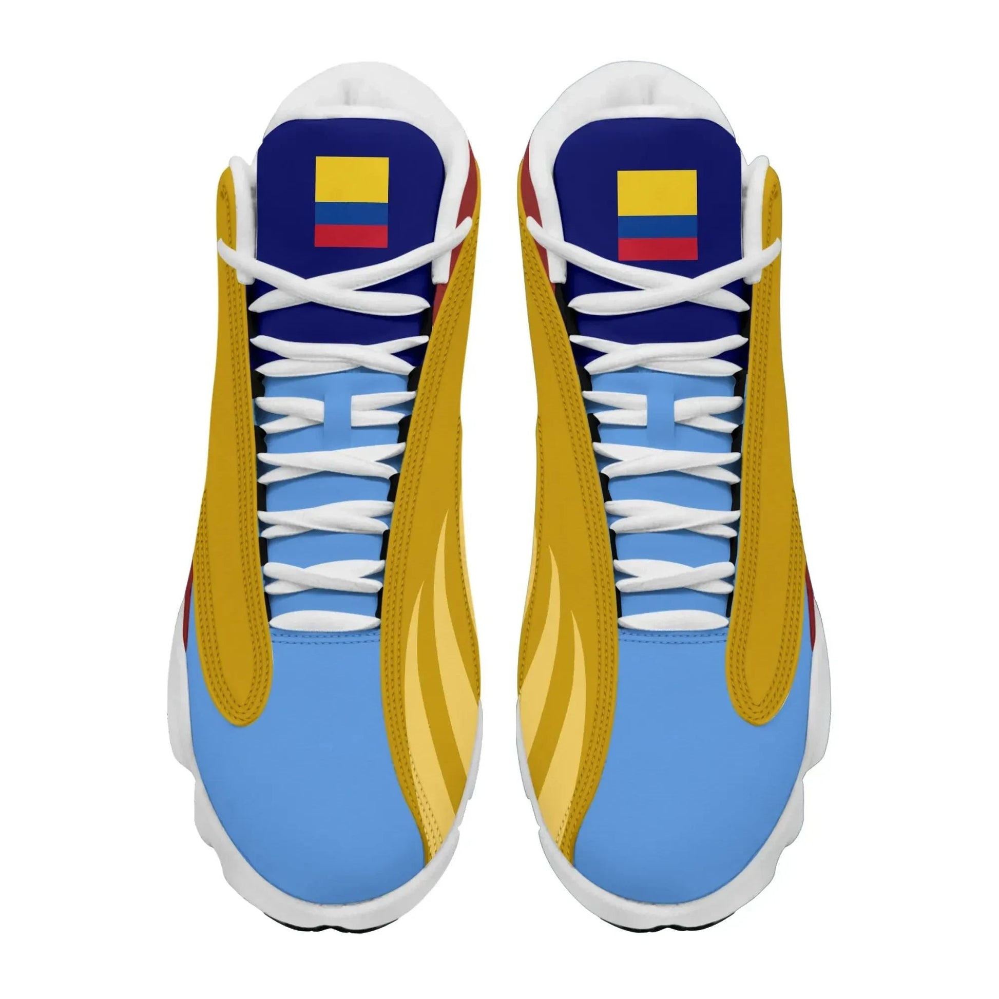 Colombia Flag High Top Sneakers Shoes (Women's/Men's) RLT7