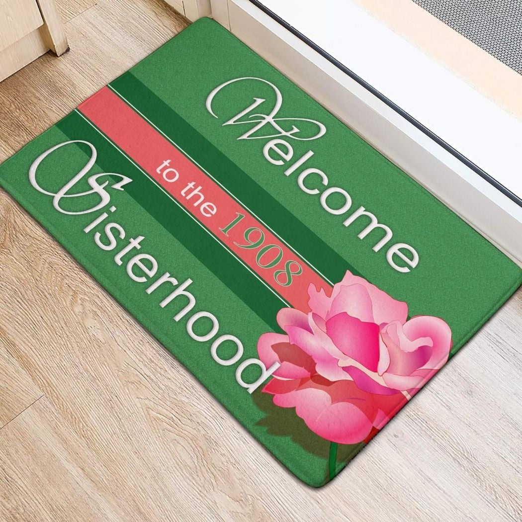 Wonder Print Shop Door Mat - Welcome To The 1908 Sisterhood Door Mat LT10