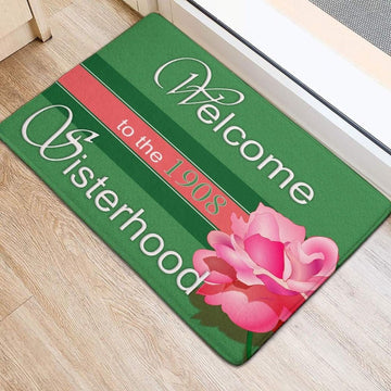 Wonder Print Shop Door Mat - Welcome To The 1908 Sisterhood Door Mat LT10