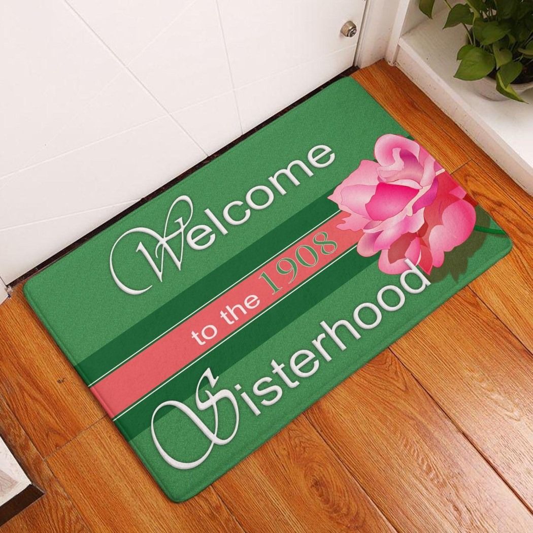 Wonder Print Shop Door Mat - Welcome To The 1908 Sisterhood Door Mat LT10