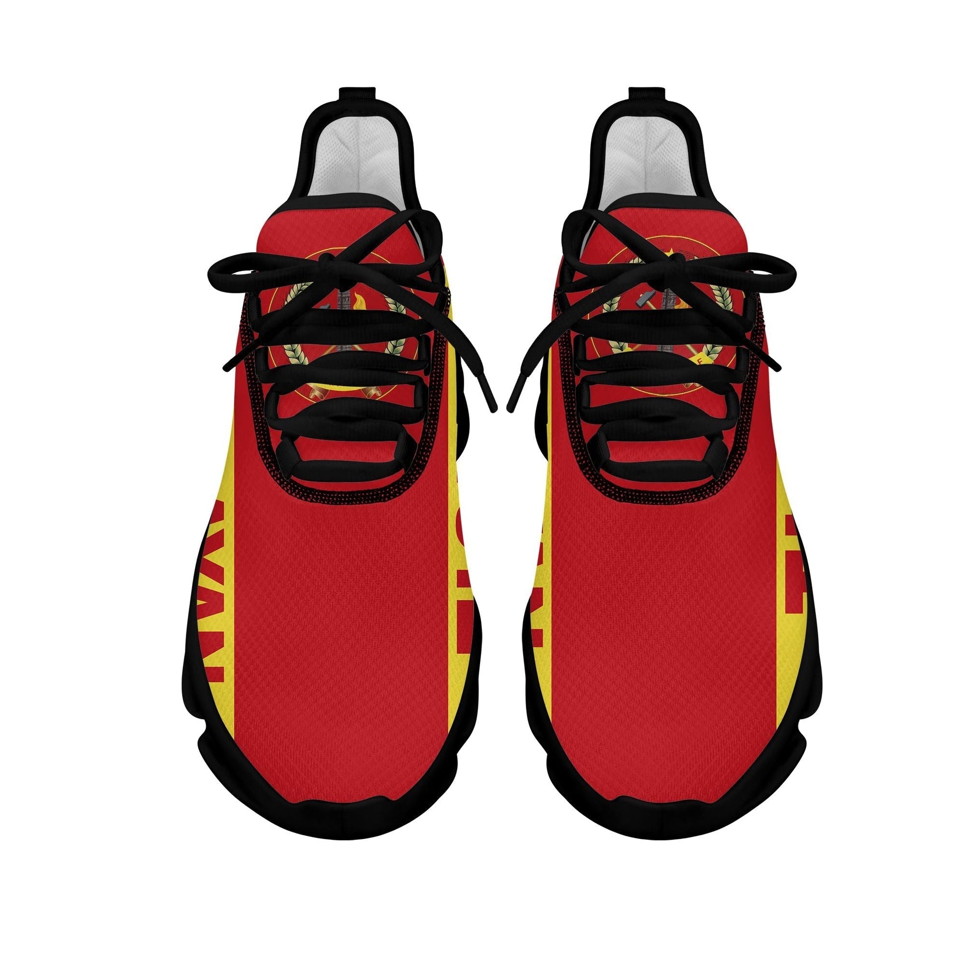 Wonder Print Shop Footwear - Personalized Tigray Stripe Style Clunky Sneakers LT10