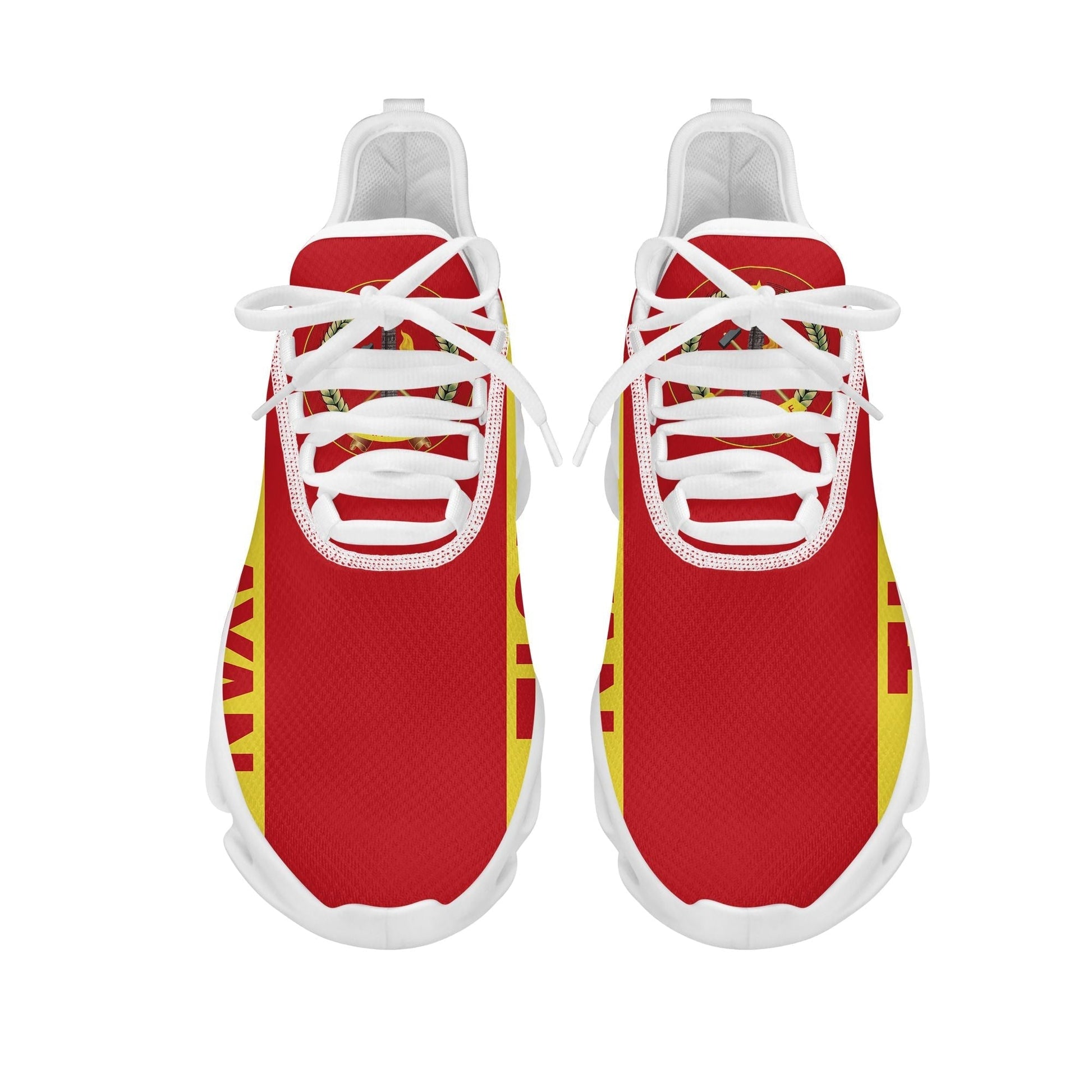 Wonder Print Shop Footwear - Personalized Tigray Stripe Style Clunky Sneakers LT10