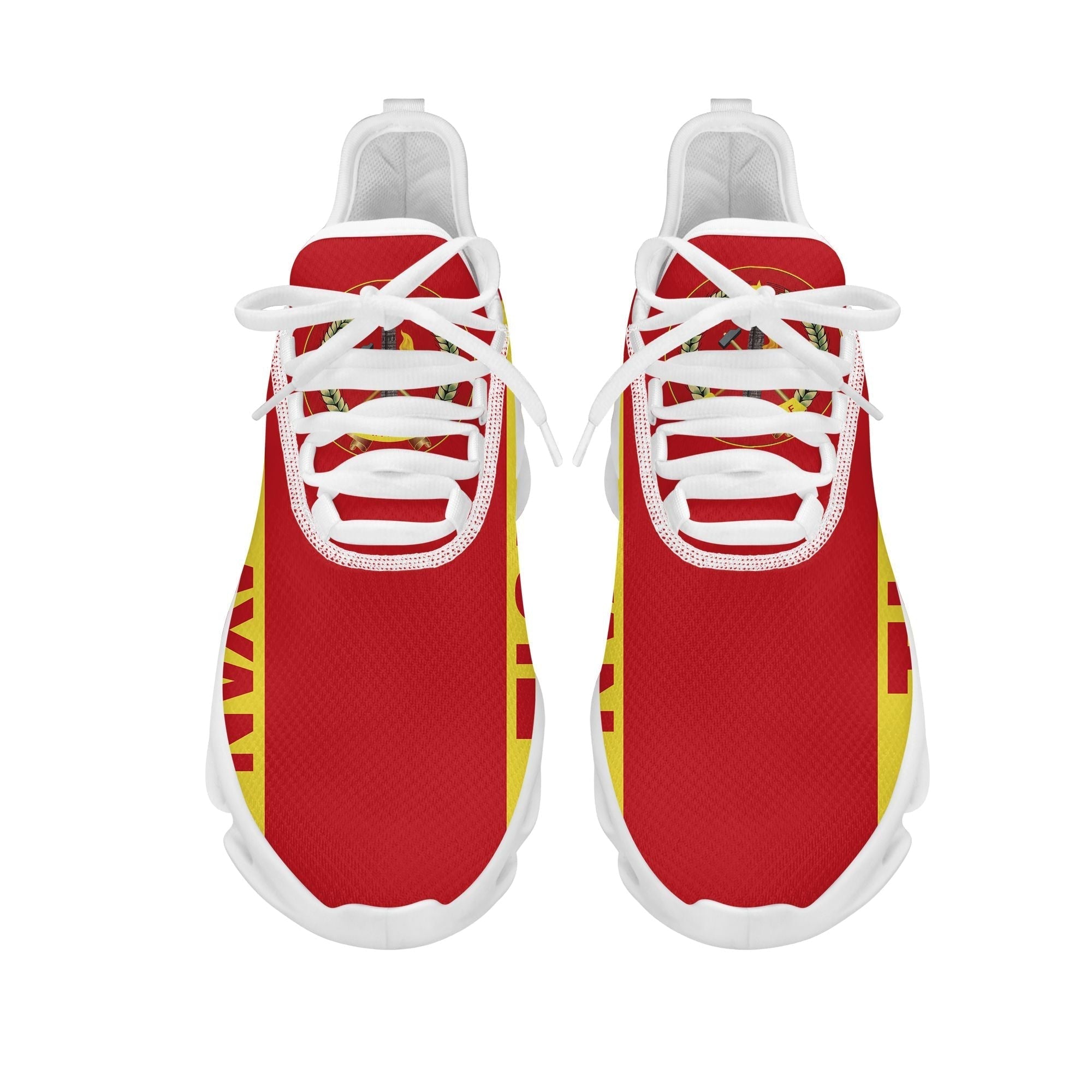 Wonder Print Shop Footwear - Personalized Tigray Stripe Style Clunky Sneakers LT10