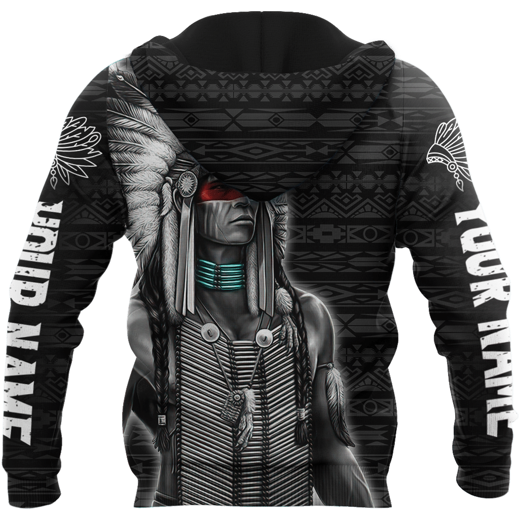 Customize Native American Spirit All Over Printed Hoodie