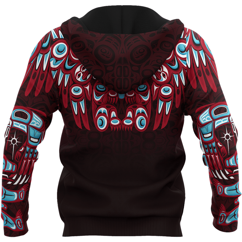 Native American Bear Northwest Pacific Native American Customized Hoodie