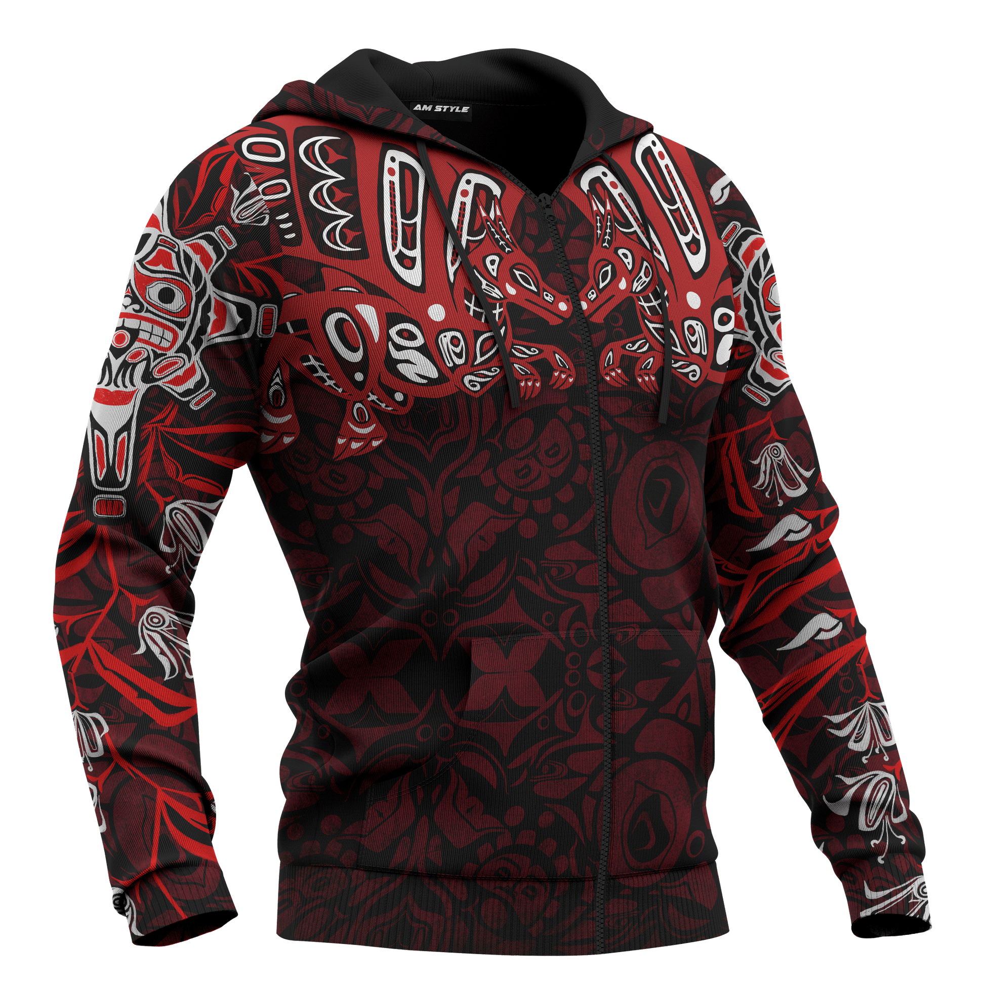 Northwest Coast Art Dragon Native American Pacific Northwest Style Customized All Over Printed Hoodie