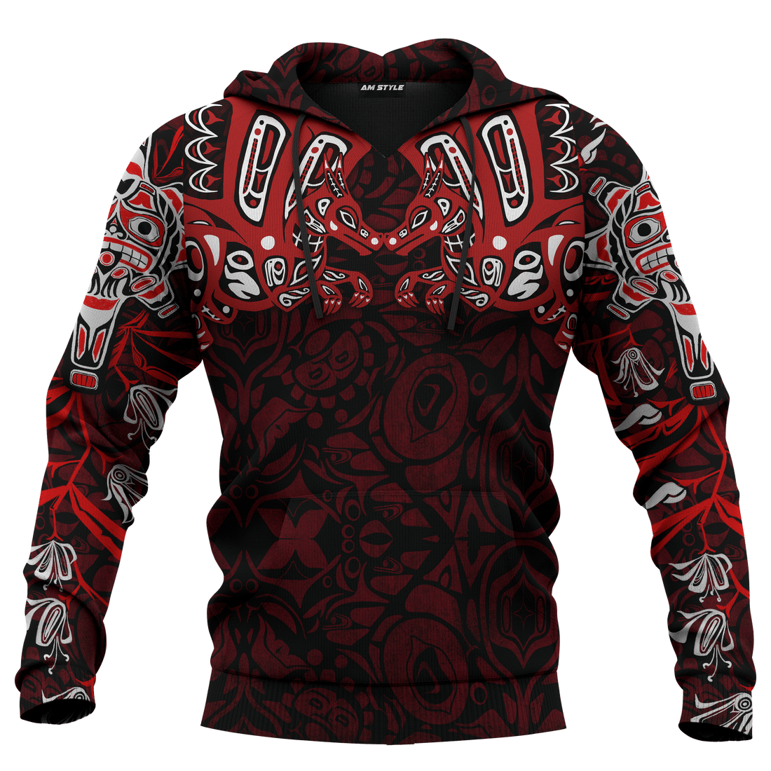 Northwest Coast Art Dragon Native American Pacific Northwest Style Customized All Over Printed Hoodie