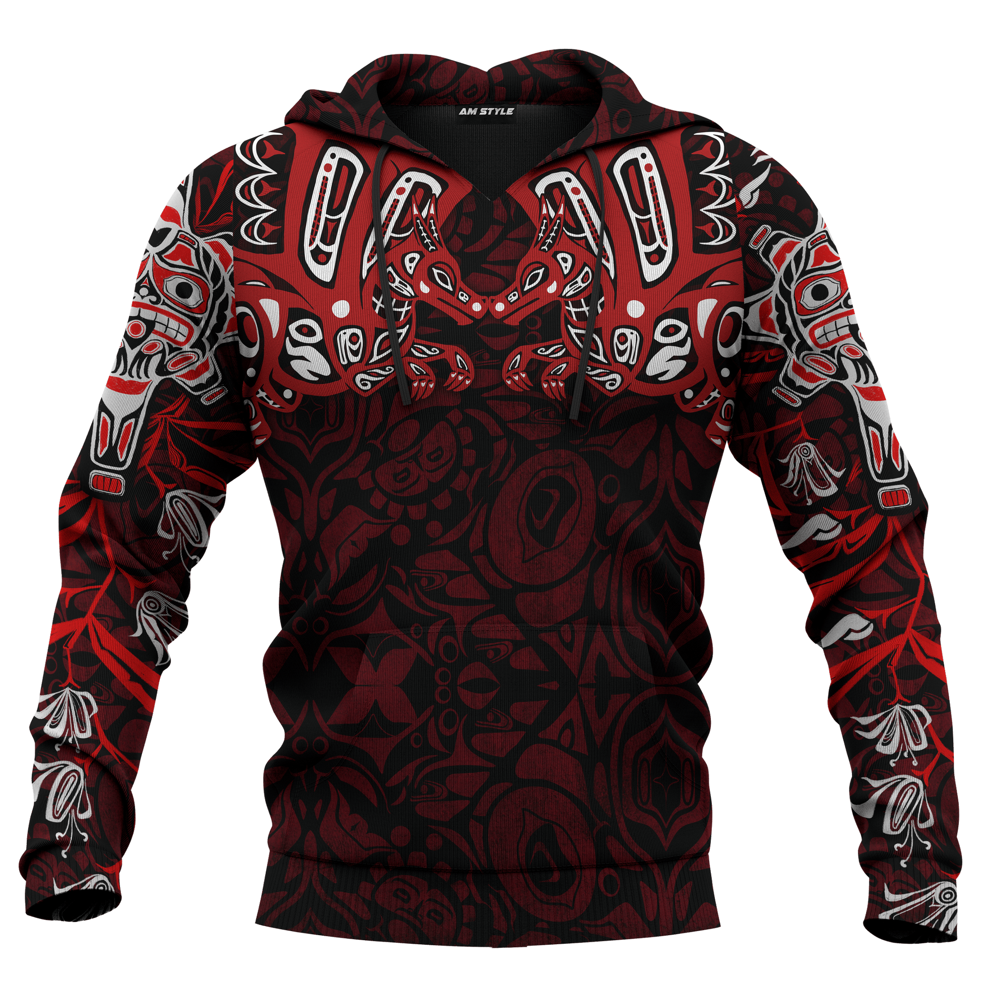 Northwest Coast Art Dragon Native American Pacific Northwest Style Customized All Over Printed Hoodie