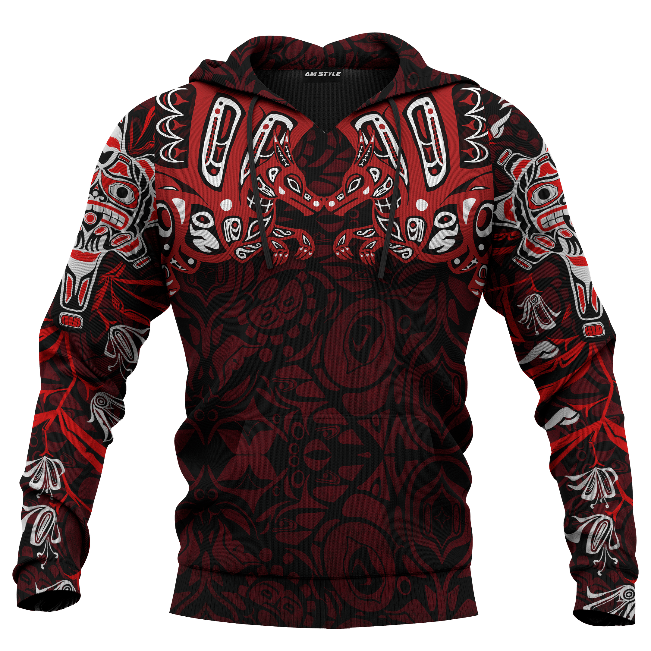 Northwest Coast Art Dragon Native American Pacific Northwest Style Customized All Over Printed Hoodie