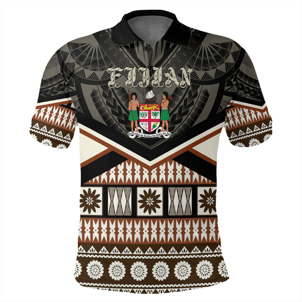 Fiji Polo Shirt Fiji Masi Polo Shirt Coat Of Arms LT10