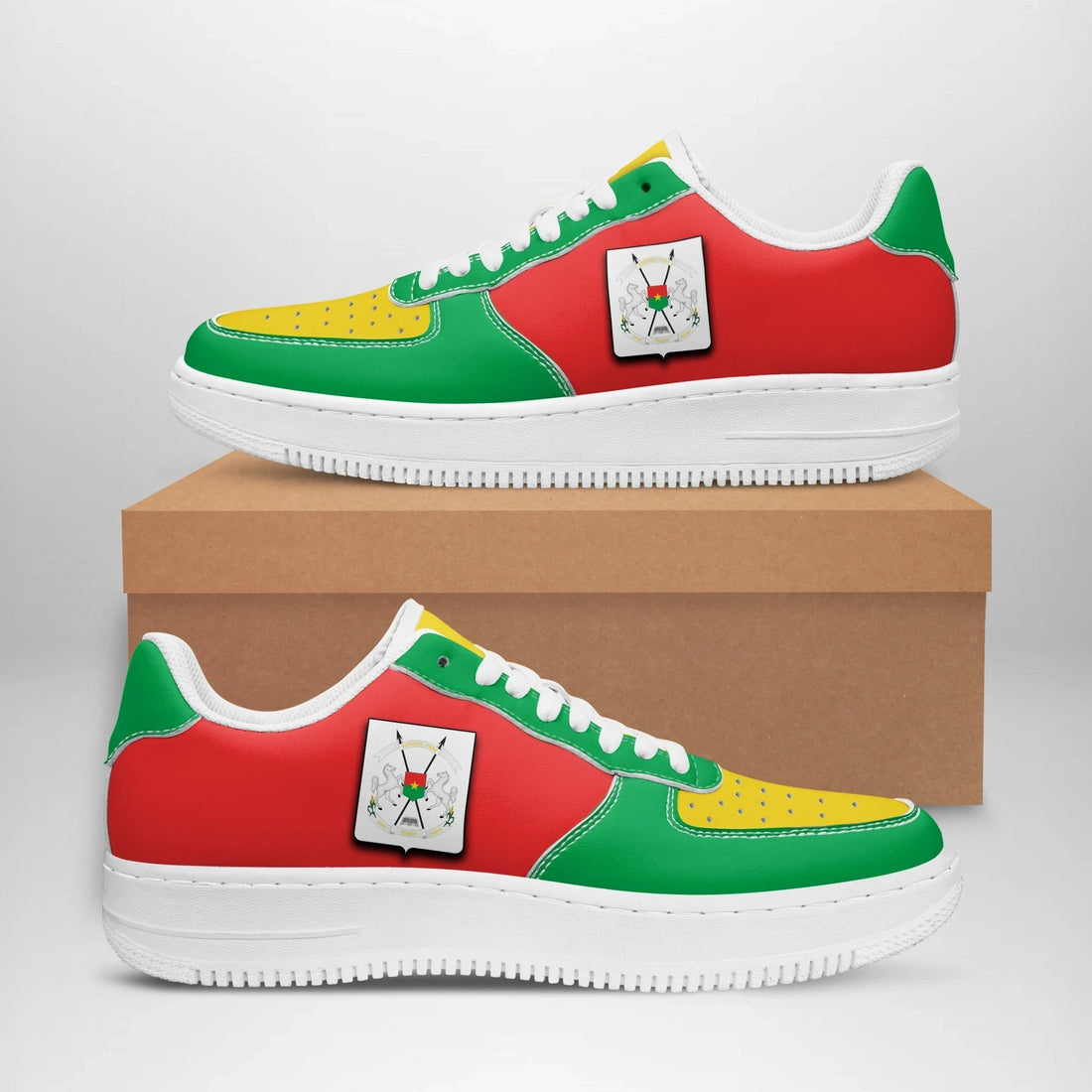 Burkina Faso Sneakers - Like Air Force 1 (Women/Men) RLT7
