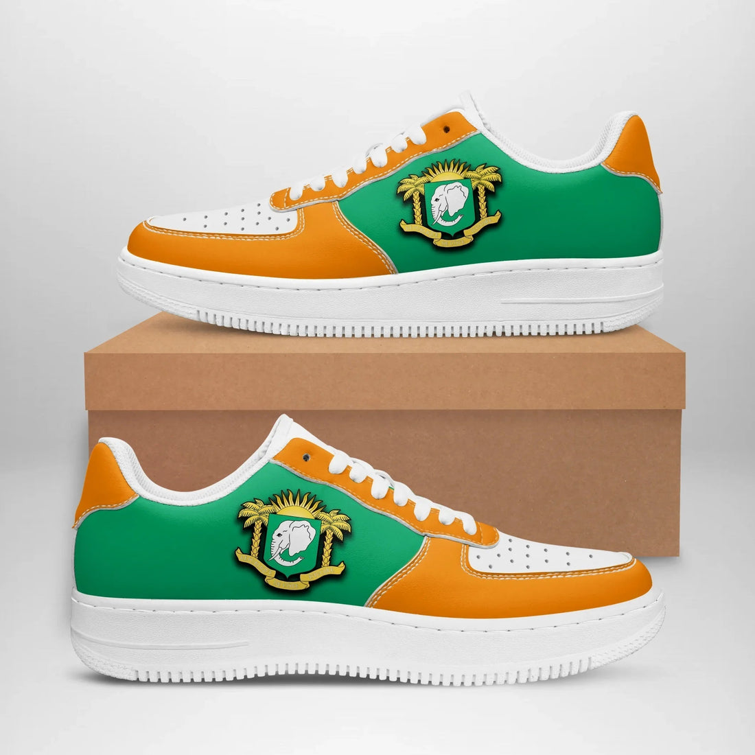 Ivory Coast Sneakers - Like Air Force 1 (Women/Men) RLT7