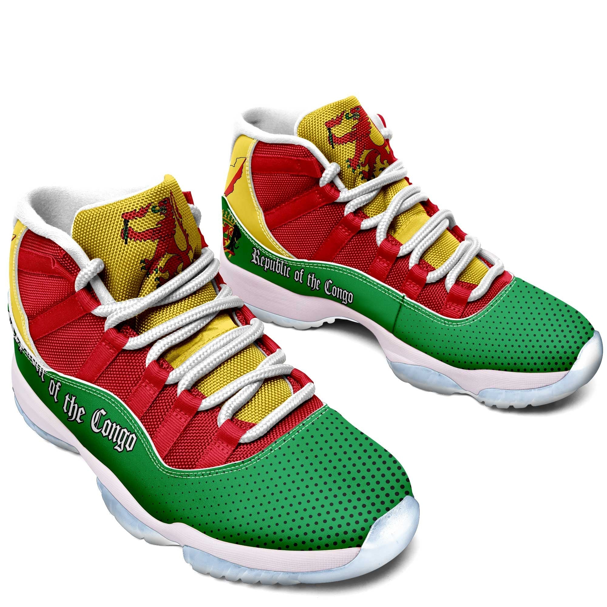Wonder Print Shop Shoes - Republic - of - the - Congo Sneakers RLT13