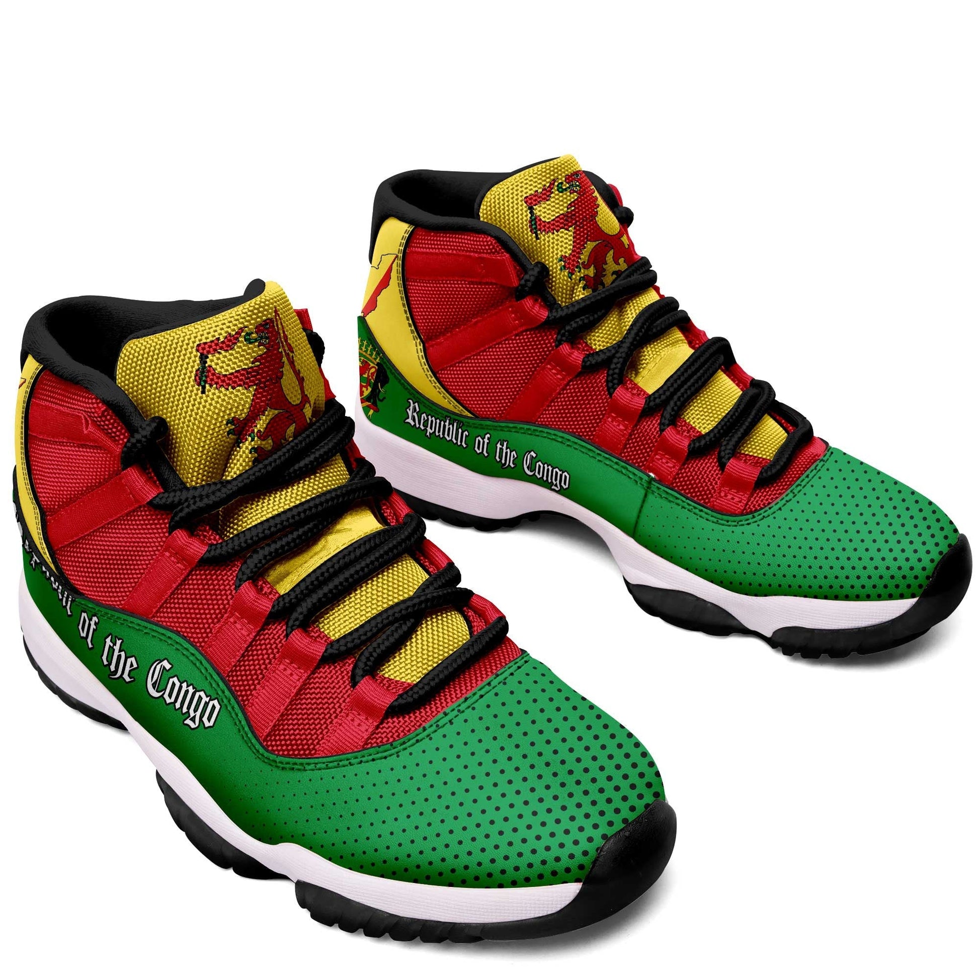 Wonder Print Shop Shoes - Republic - of - the - Congo Sneakers RLT13
