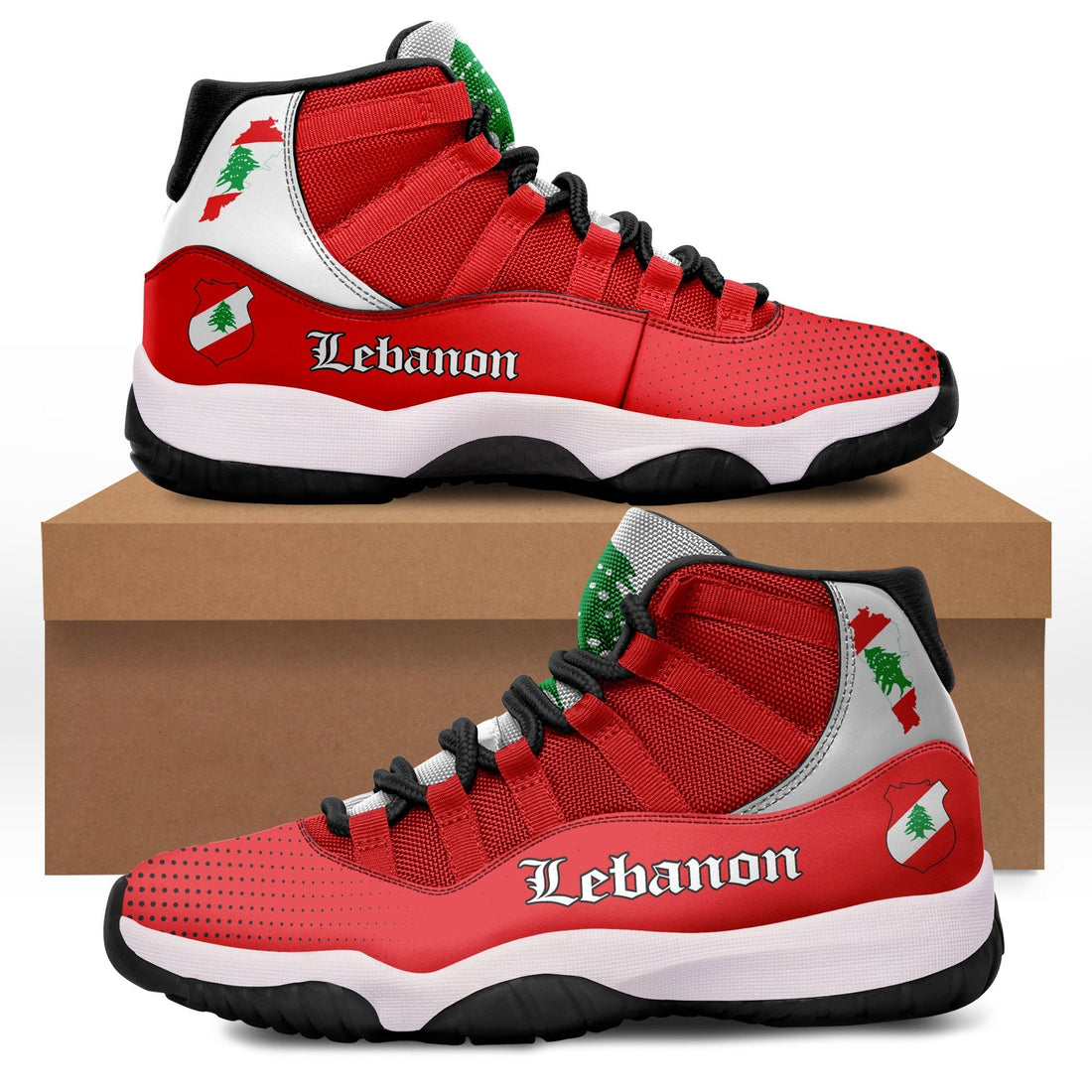 Wonder Print Shop Footwear - Lebanon Sneakers RLT6