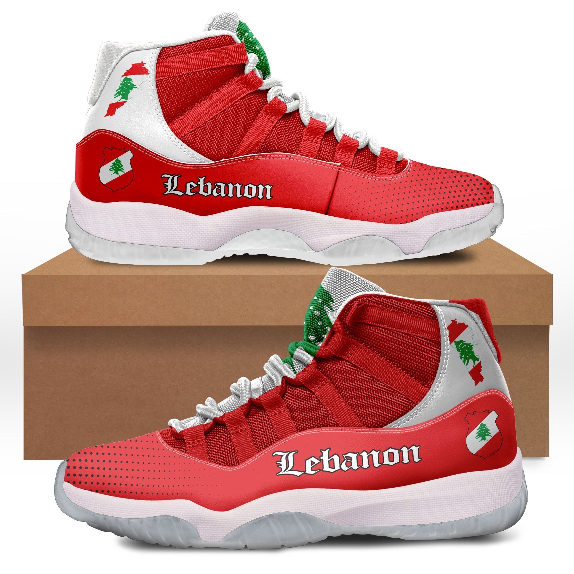 Wonder Print Shop Footwear - Lebanon Sneakers RLT6