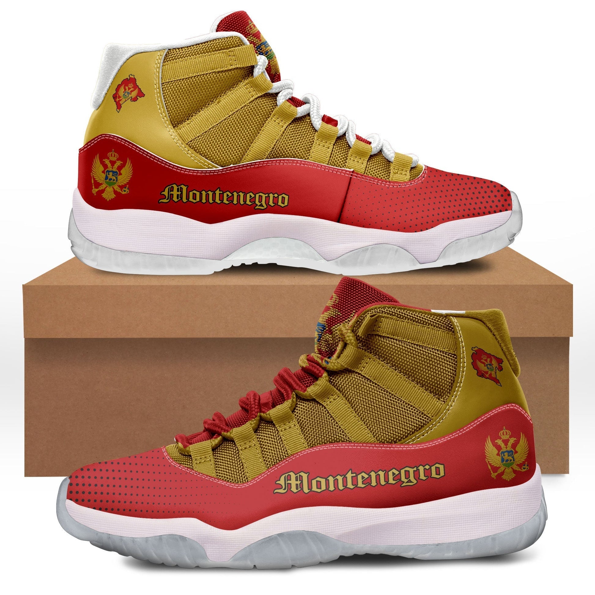 Wonder Print Shop Footwear - Montenegro Sneakers RLT13