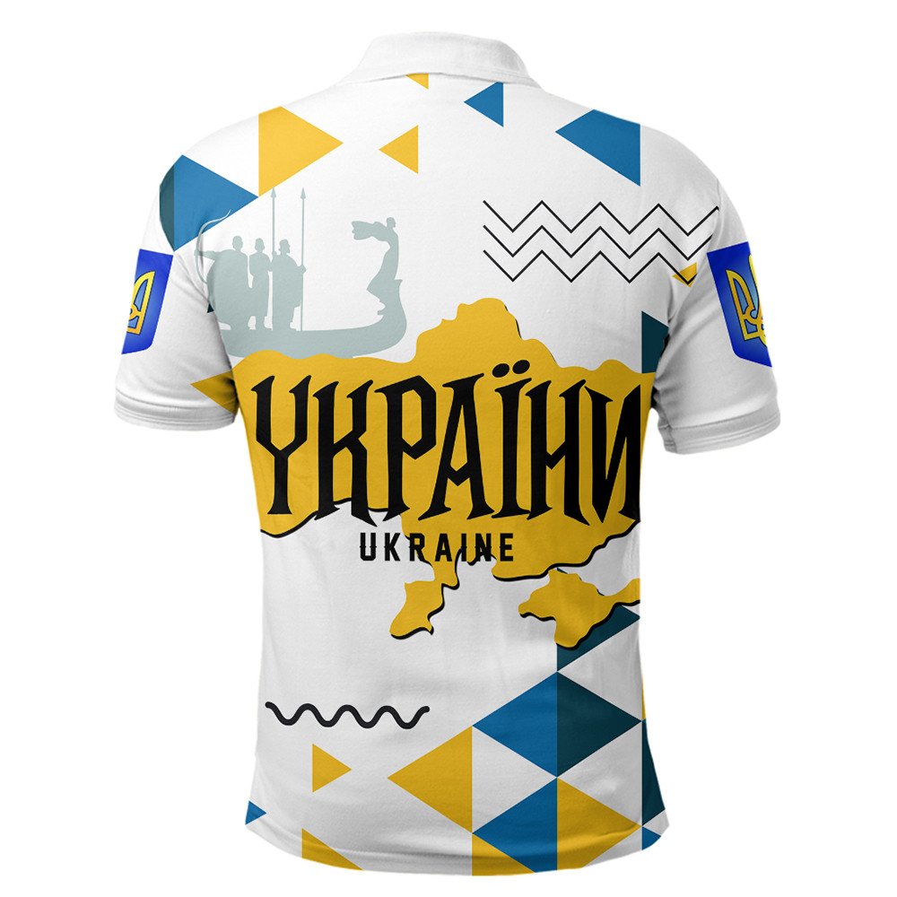 Ukraine Polo Shirt Ukraine Geo Style Polo Shirt LT10