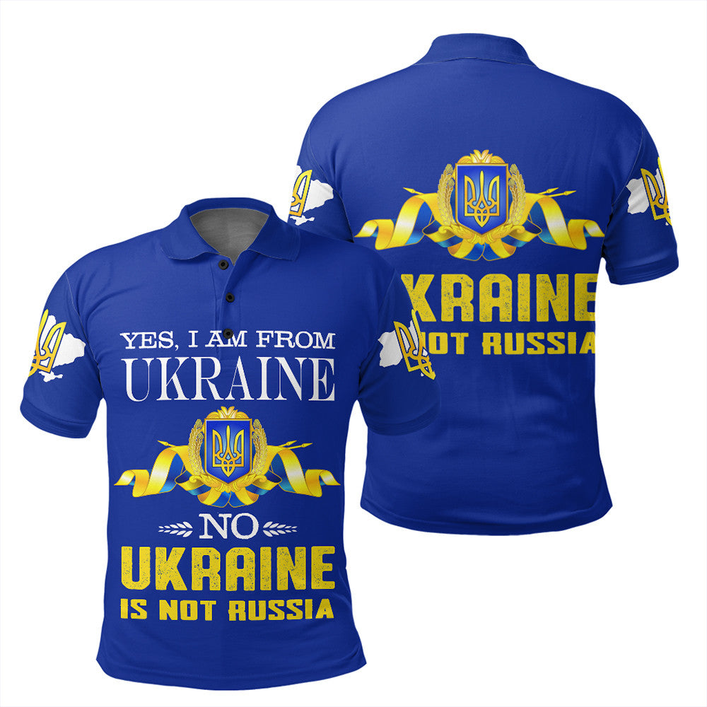 Ukraine Polo Shirt Ukraine Not Russia Polo Shirt LT10