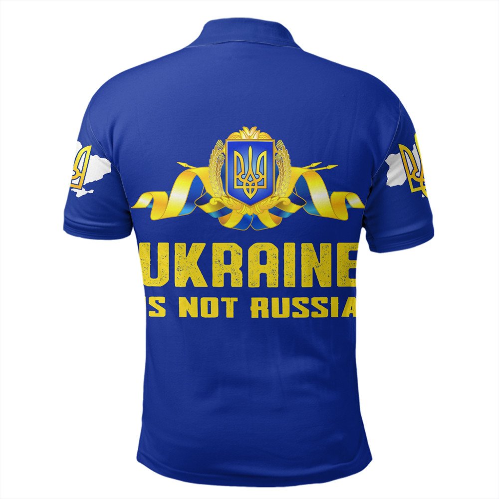 Ukraine Polo Shirt Ukraine Not Russia Polo Shirt LT10