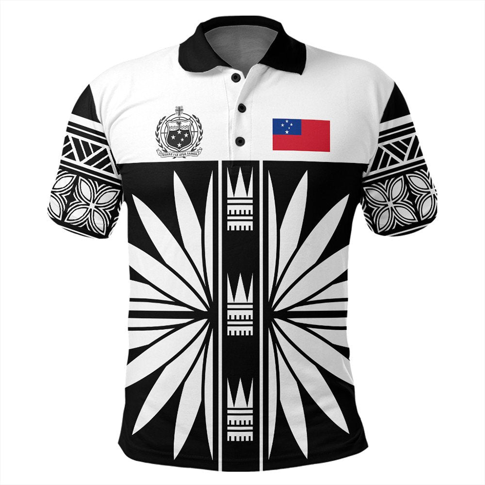 Samoa Polo Shirt Black Saturday LT10