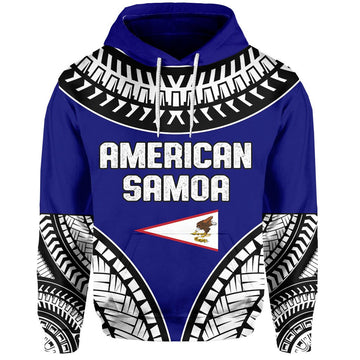 African Hoodie American Samoa Tattoo Chief Hoodie LT10