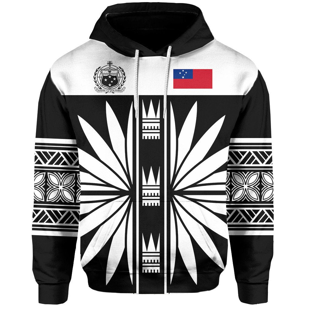 African Hoodie Samoa Black Saturday Hoodie LT10
