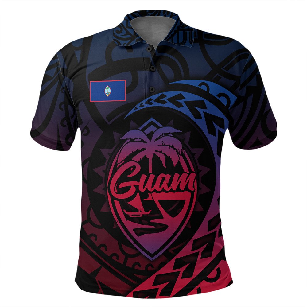 Guam Polo Shirt Rising Style LT10