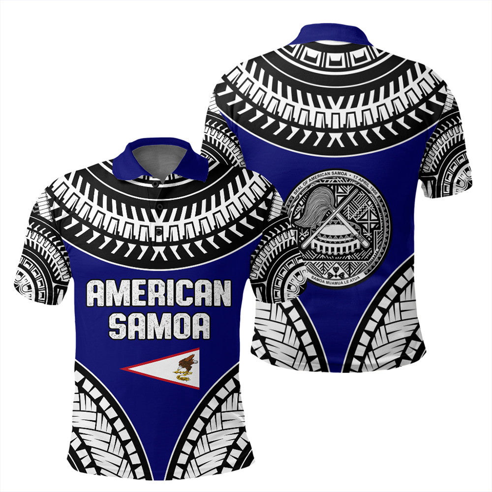 American Samoa Polo Shirt Tattoo Chief LT10