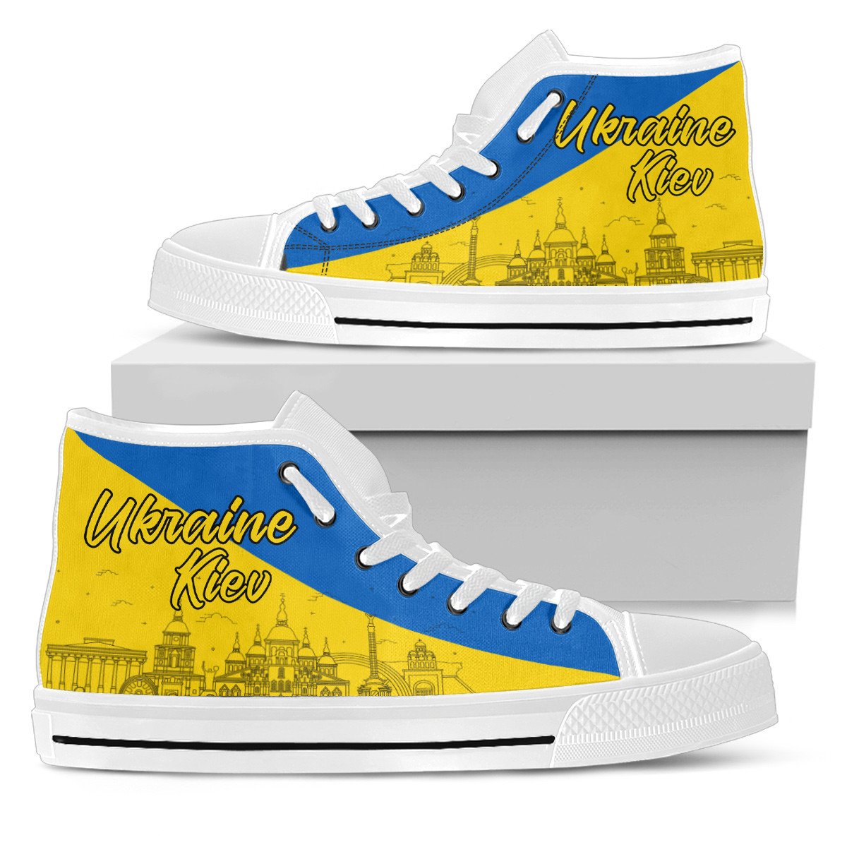 Ukraine Kiev High Top Shoes RLT7