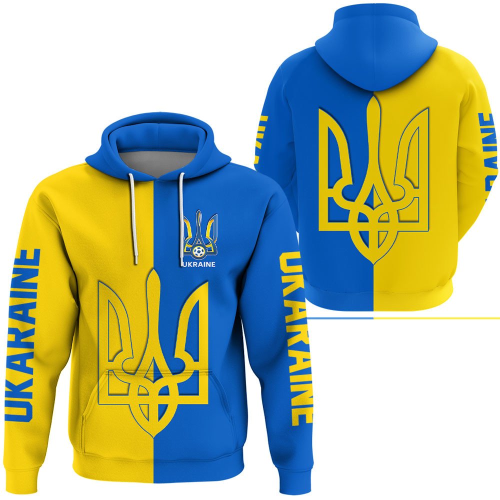 Ukraine Football Hoodie RLT7
