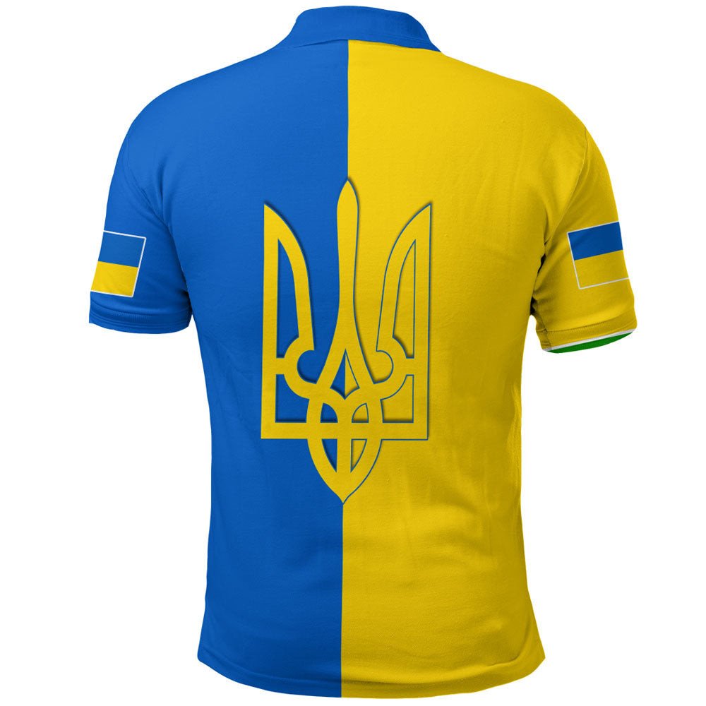 Ukraine Football Polo Shirt RLT7