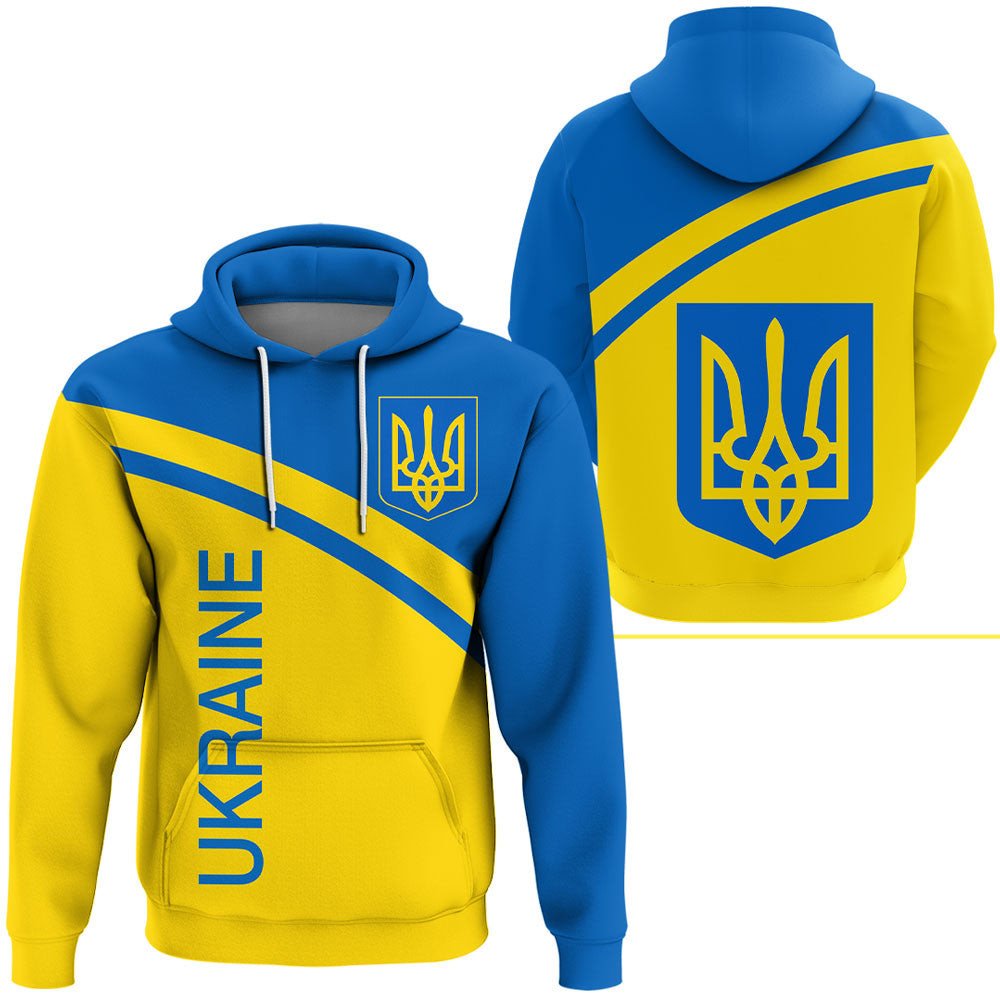 Ukraine Curve Style Hoodie RLT7