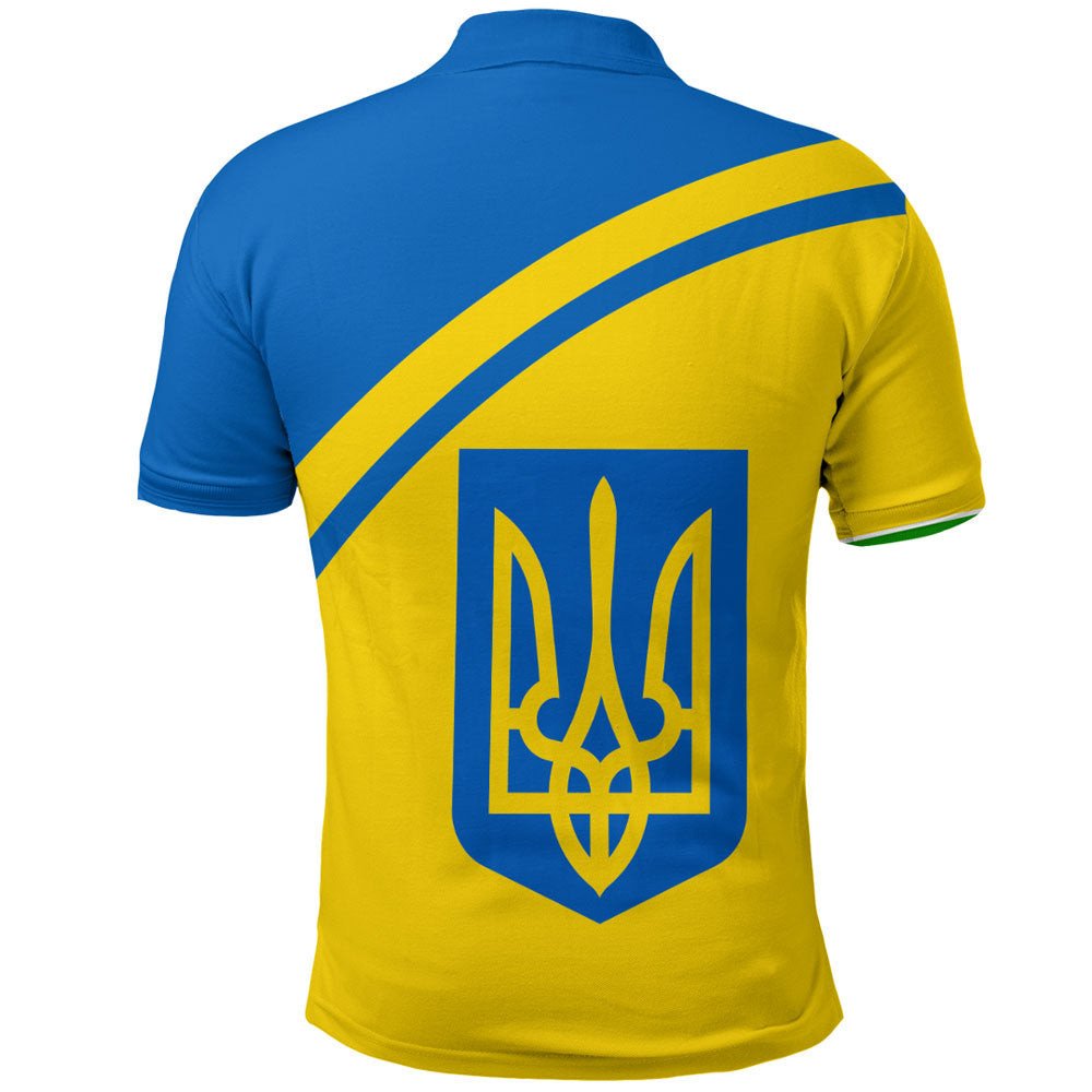 Ukraine Curve Style Polo Shirt RLT7