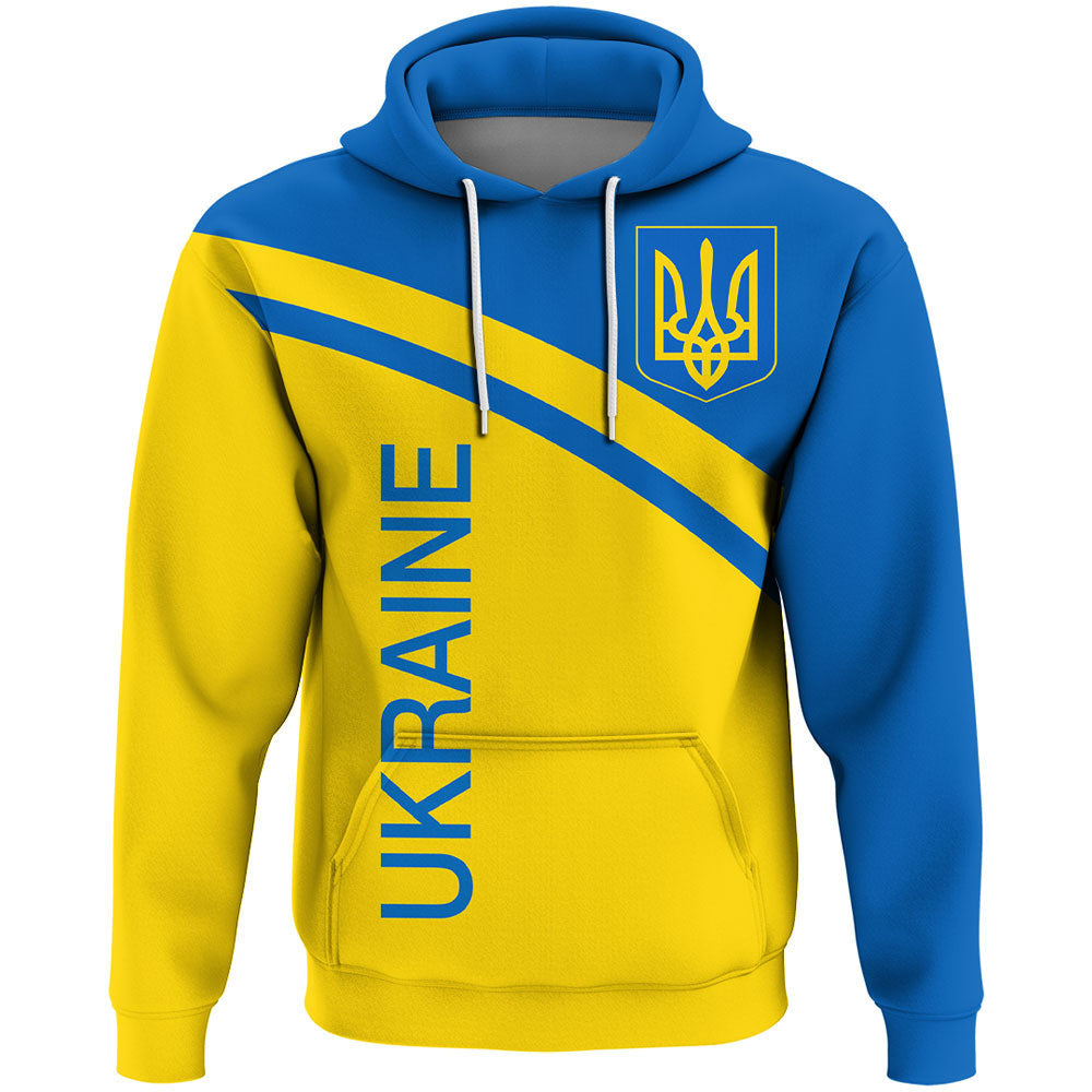 Ukraine Curve Style Hoodie RLT7