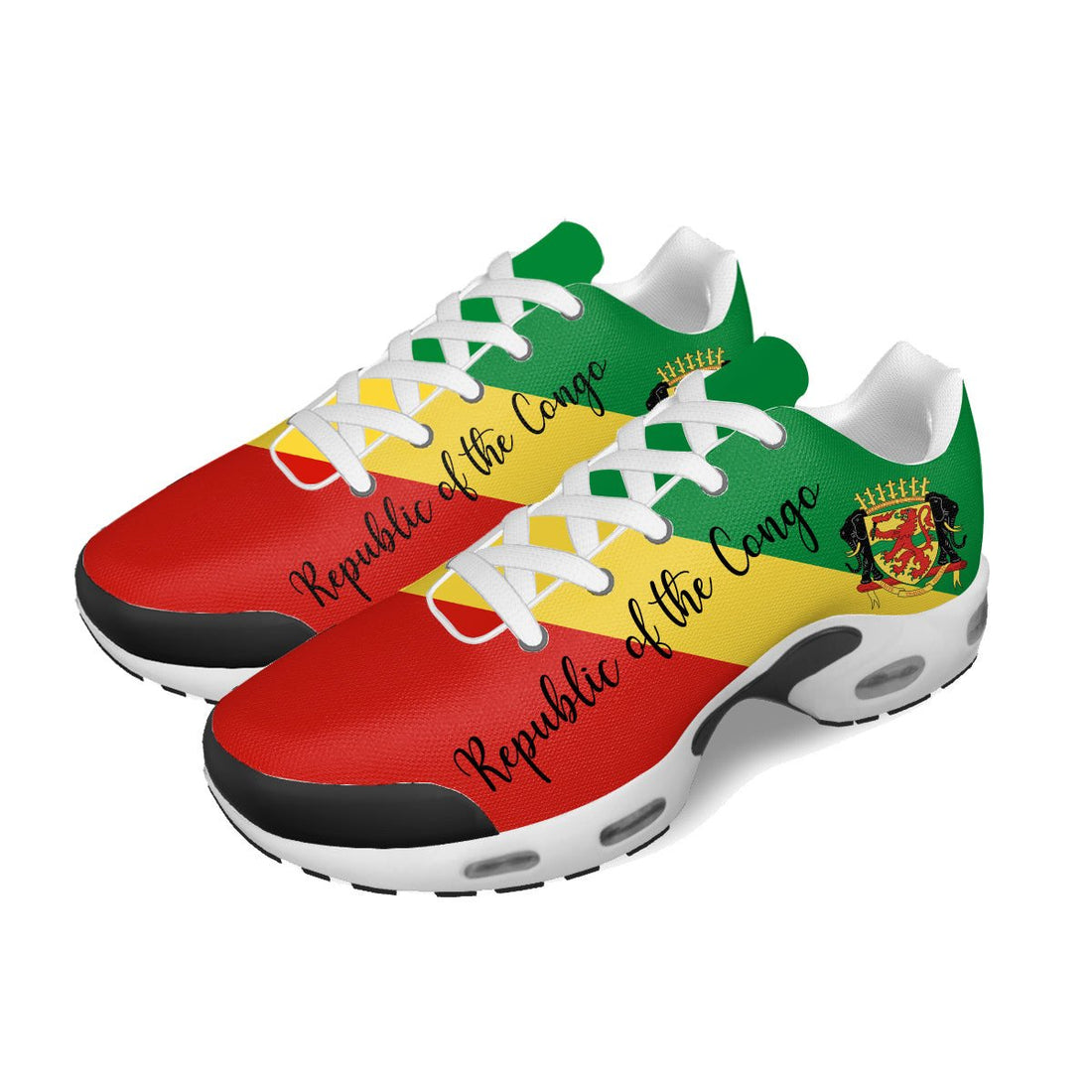 Wonder Print Shop Shoes - Republic of the Congo Cushion Sports Shoes RLT13